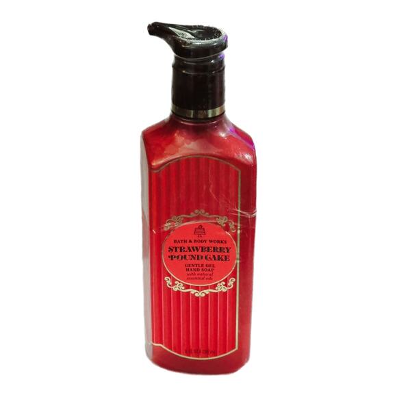 Bath & Body Works Other - Bath & Body Works STRAWBERRY POUND CAKE Gentle Gel Hand Soap Wash NWT 8 oz